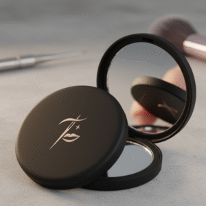 Espejo Compacto de Revisión de Doble Aumento